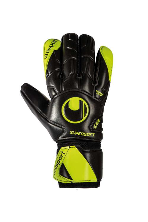 Uhlsport Supersoft HN Flex Frame Torwarthandschuhe schwarz-gelb 9