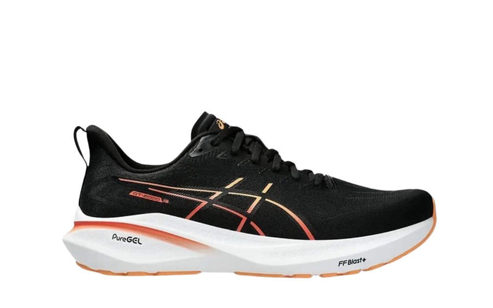 Asics Herren GT-2000 13 Laufschuh gestützter Laufschuh schwarz 44