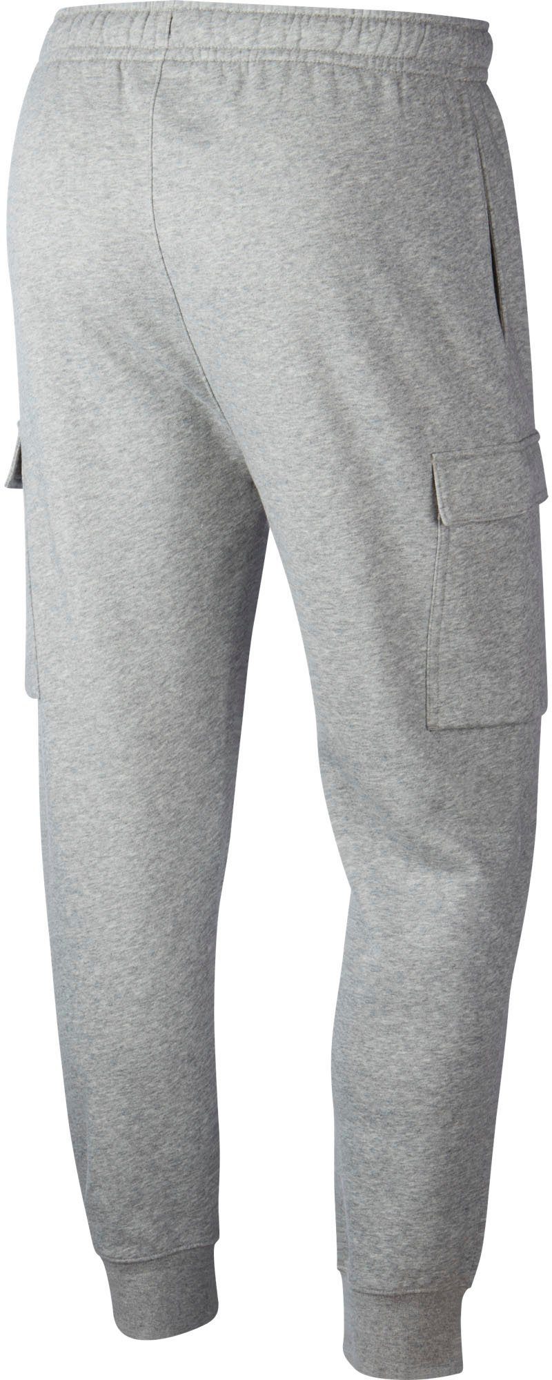 Nike Herren Sportswear Club Fleece Cargo Jogginghose Freizeithose grau XL