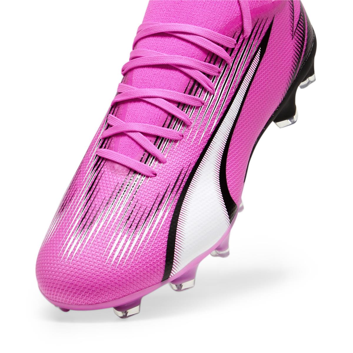 Puma Herren Ultra Match FG/AG Fußballschuh pink-weiß-schwarz