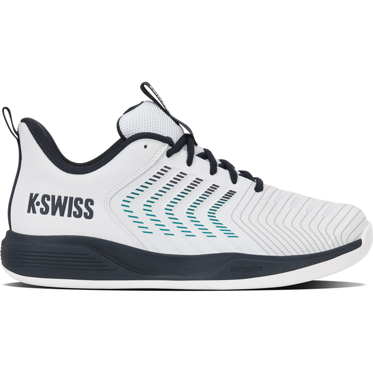 K-Swiss Herren Ultrashot Light Carpet Tennisschuh weiß-dunkelblau 47