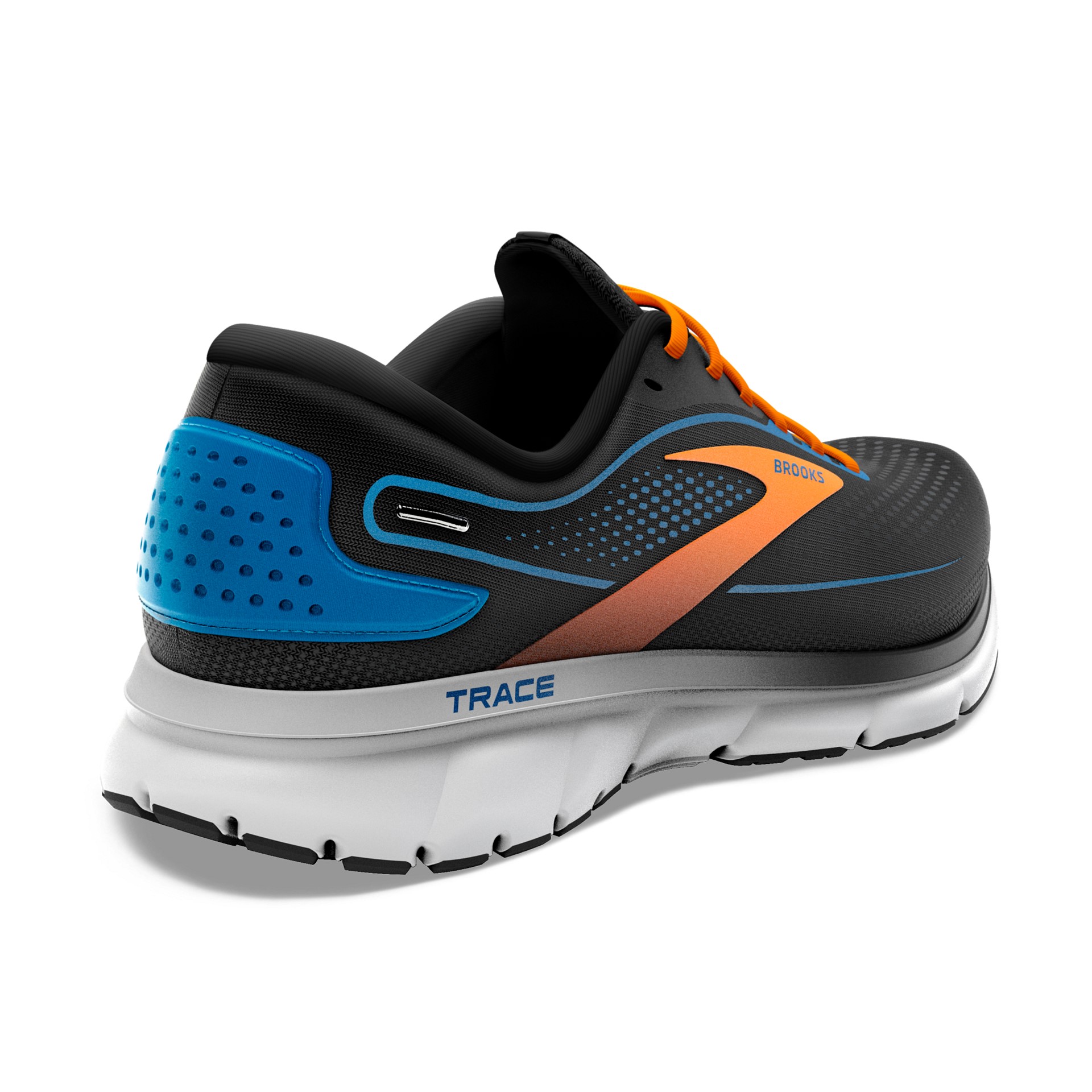 Brooks Herren Trace 2 Laufschuh schwarz-orange-blau 47.5