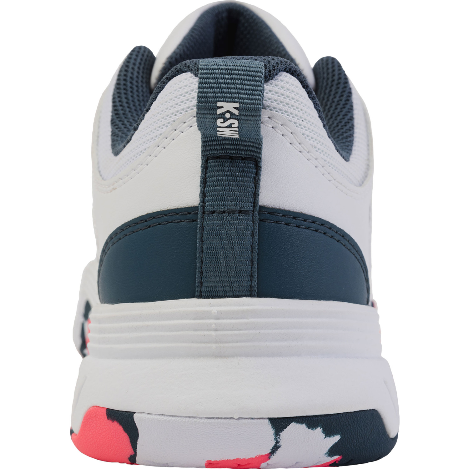 K- Swiss Kinder Court Express 2 Tennisschuh Sandplatzschuh weiß, blau, pink