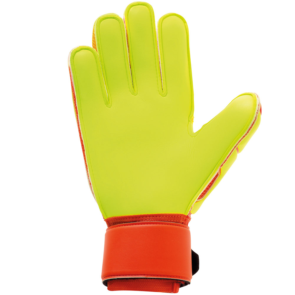 Uhlsport Dynamic Impulse Supersoft Torwarthandschuhe orange-gelb 9