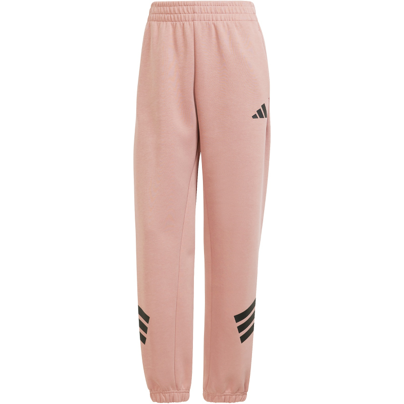 Adidas Damen FI 3 Streifen REG PT Jogginghose Trainingshose altrosa schwarz