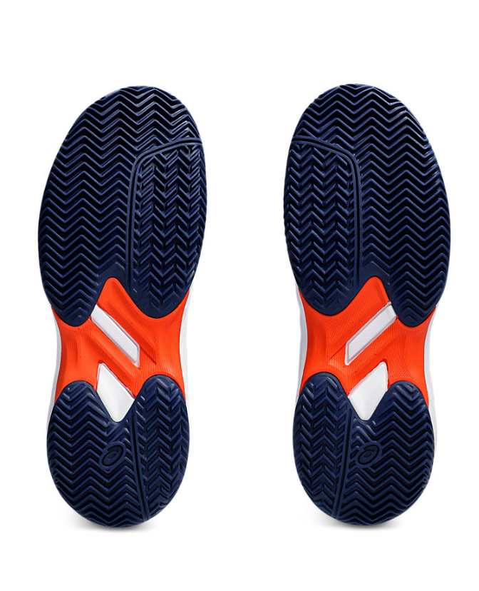 Asics Kinder Gel-Game 9 GS Clay Tennisschuh Sandplatzschuh dunkelblau