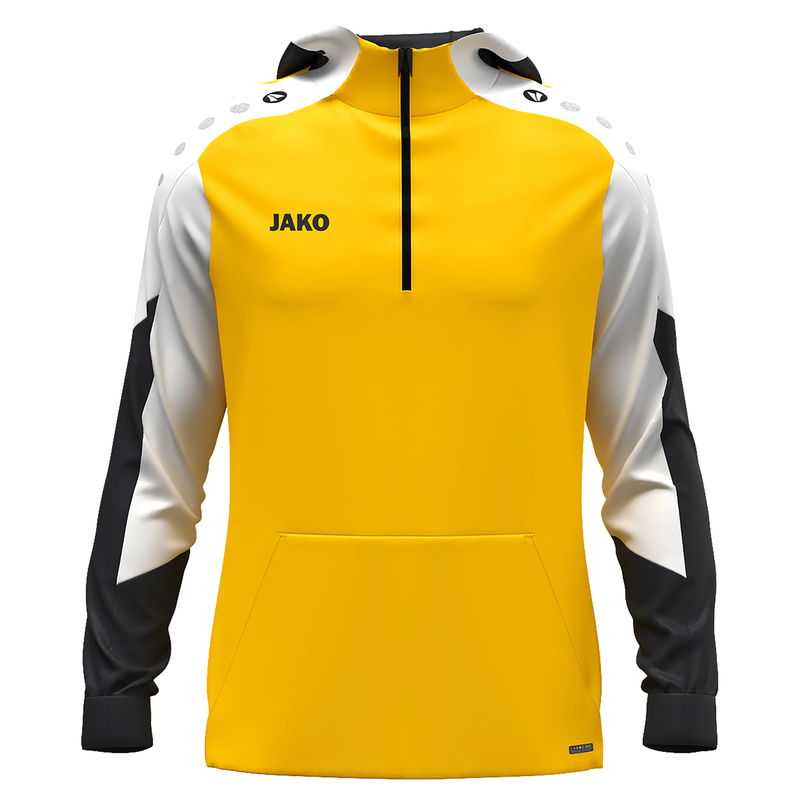 Jako Herren Dynamic Zip Hoodie Langarmtrainingshirt gelb, weiß, schwarz Jako Herren Dynamic Zip Hoodie Langarmtrainingshirt gelb, weiß, schwarz