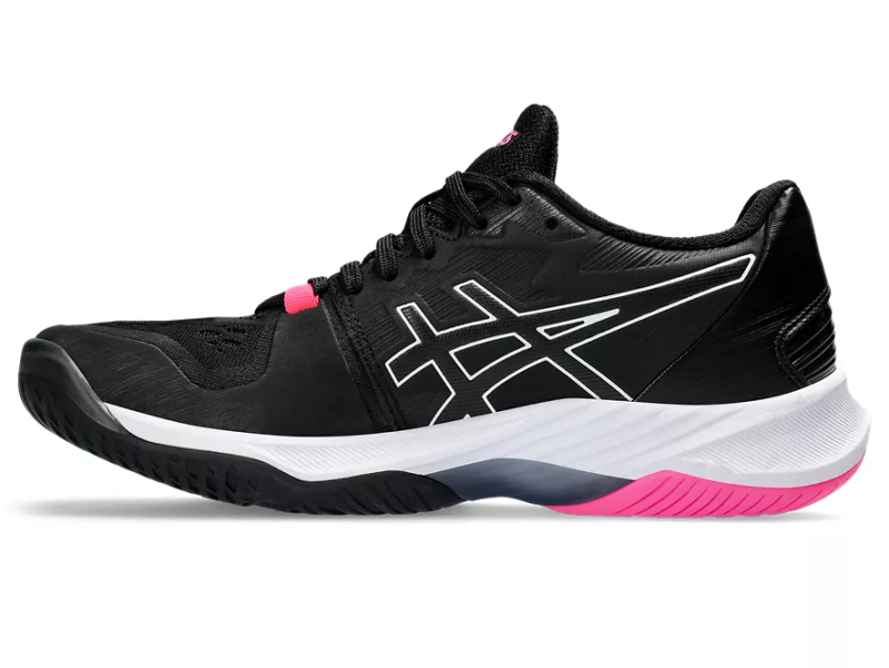 Asics Damen Sky Elite FF 2 Volleyballschuh Indoorschuh schwarz-weiß-pink 42