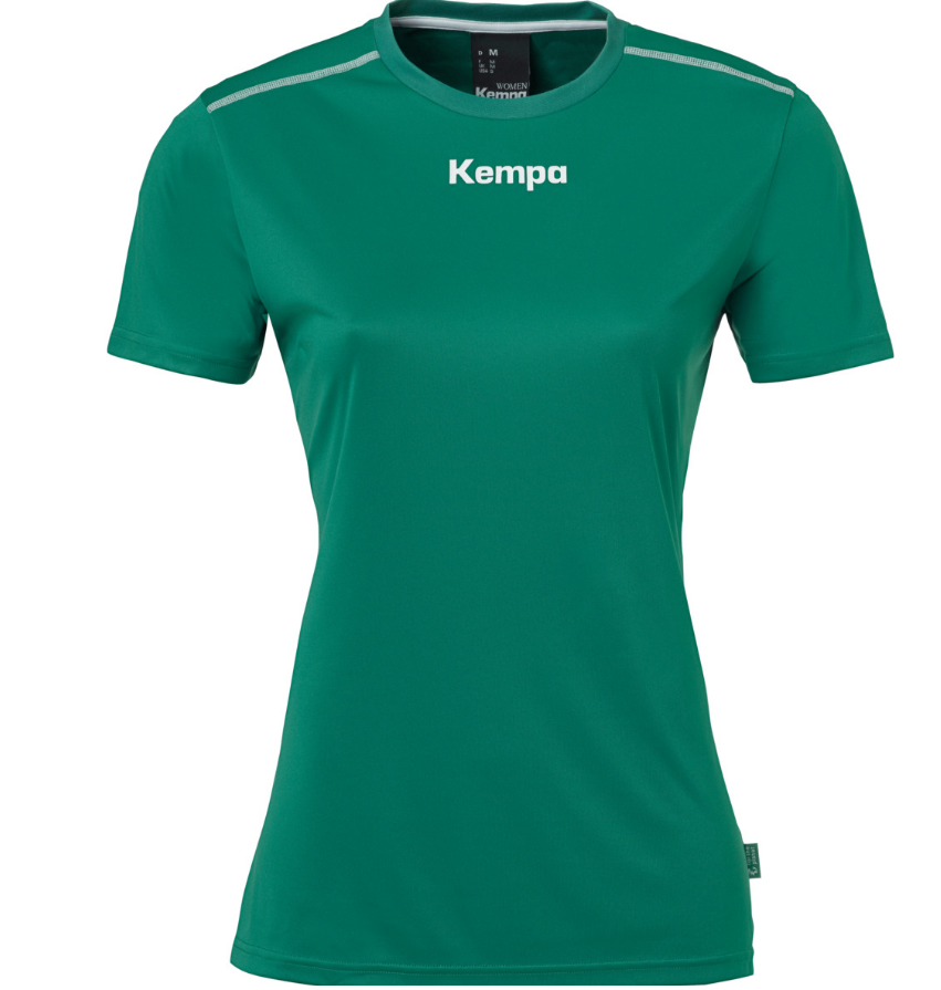 Kempa Damen Poly Shirt Trainingsshirt grün