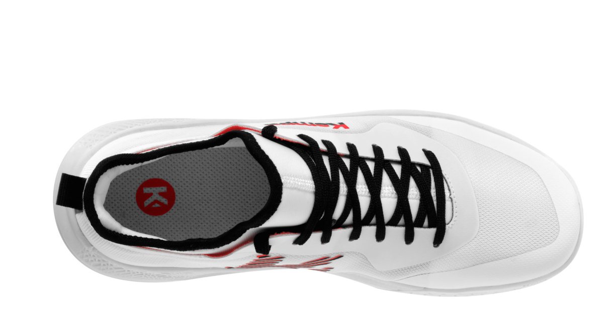Kempa Kinder Kourtfly Junior Handballschuh weiß schwarz rot 39
