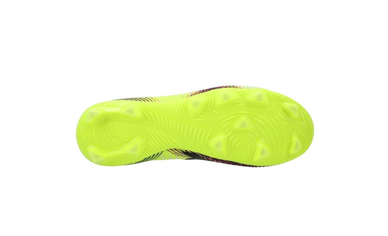 Puma Kinder Future 8 Match FG AG Fußballschuh neongelb