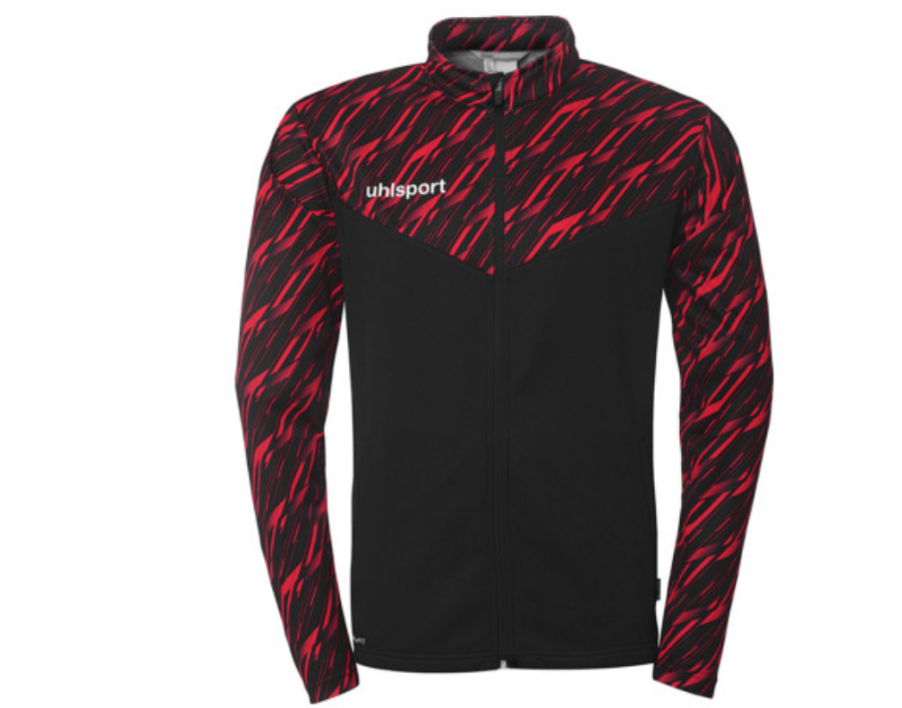 Uhlsport Herren Progressive 28 Poly Jacke schwarz rot S