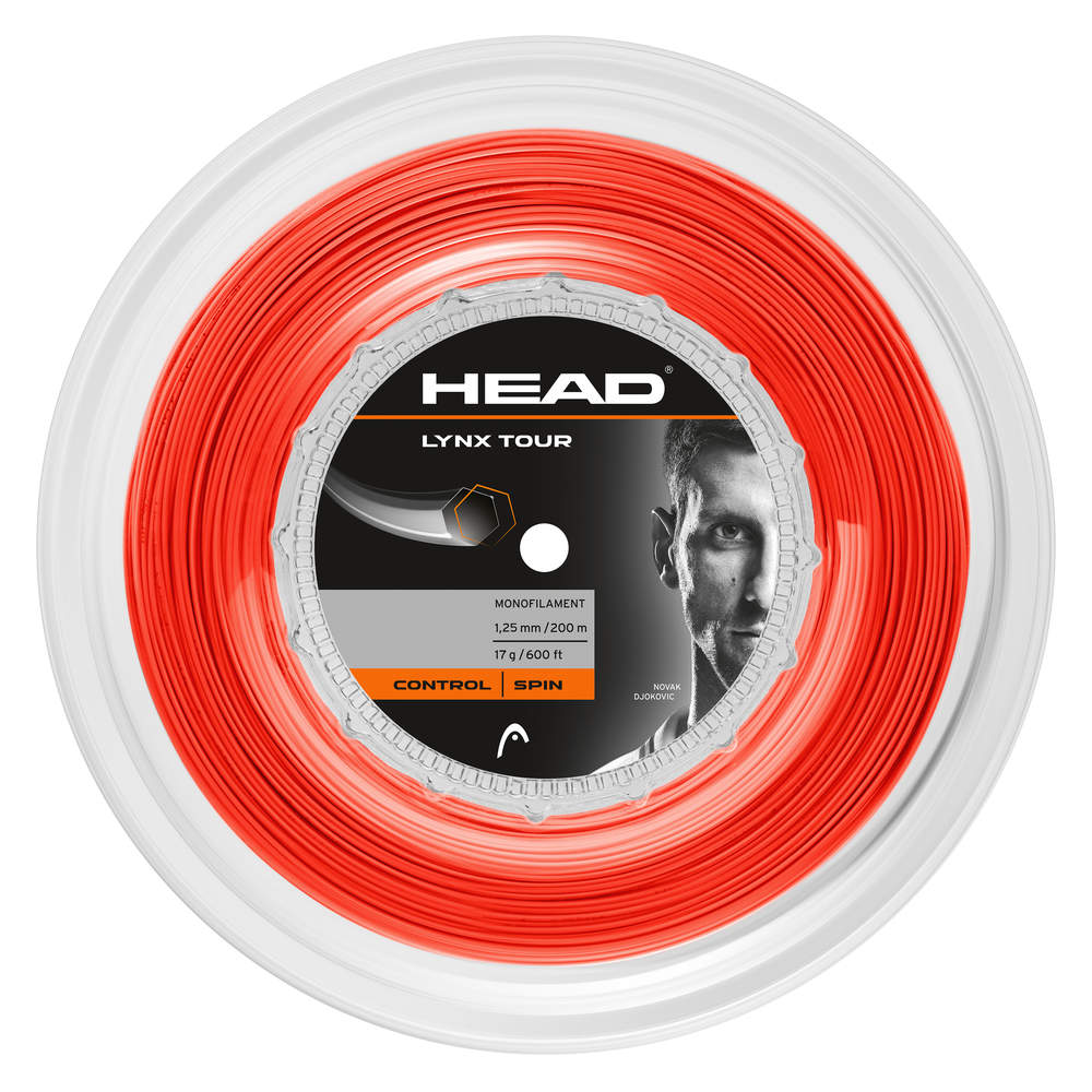 Head Lynx Tour 200m Saitenrolle orange 1,30 mm