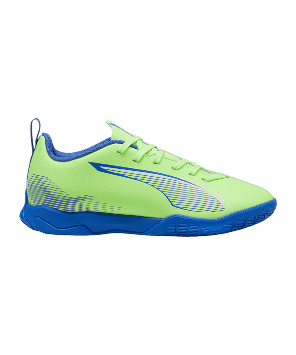 Puma Kinder Ultra 5 Play IT Fußballschuh grün- weiß- blau 35,5