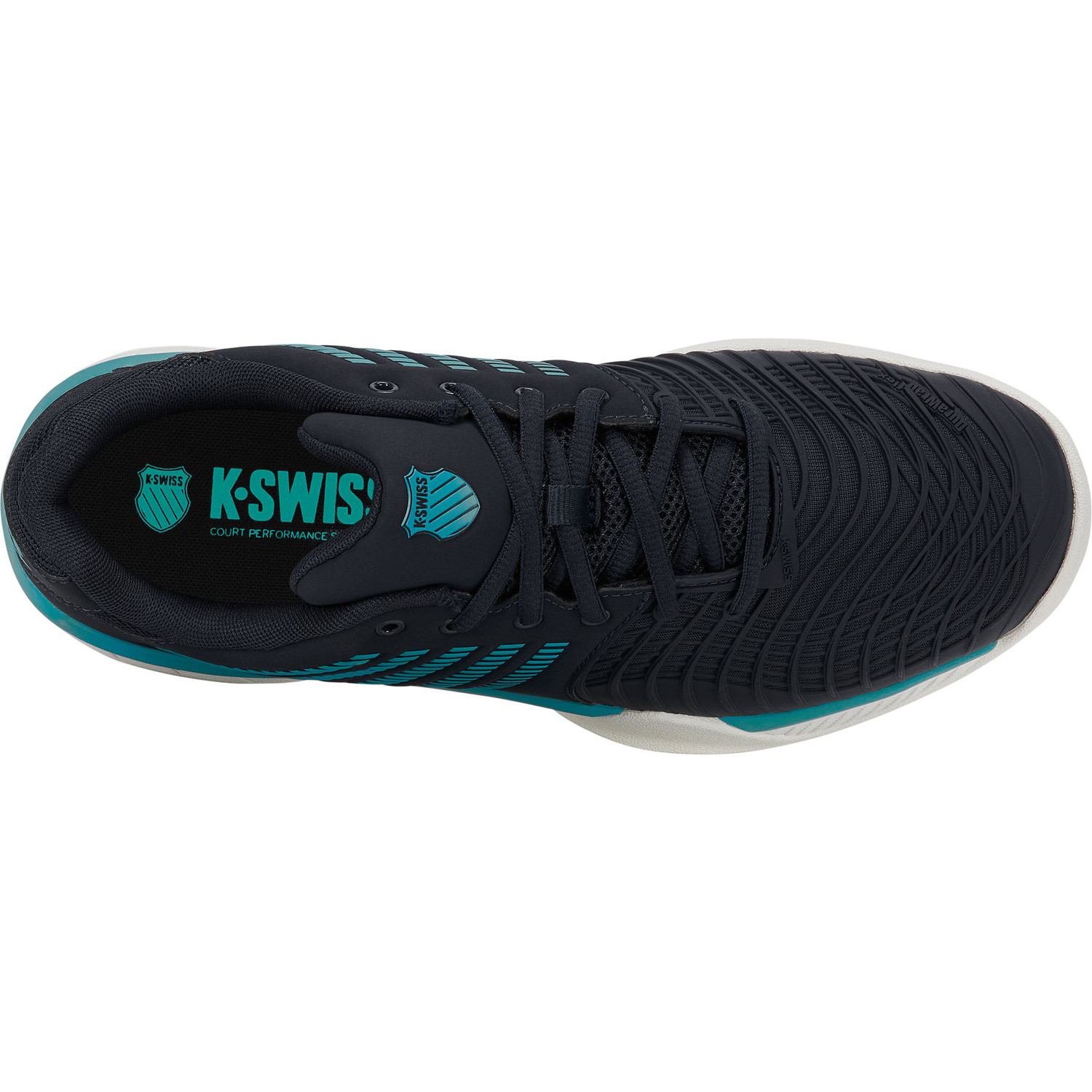 K-Swiss Herren Express Light 3 Carpet Tennisschuh dunkelblau-türkis 46