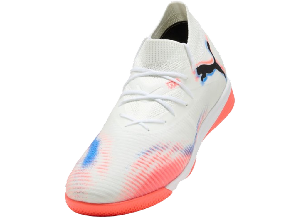 Puma Herren Future Match 8 IT Fußballschuh Hallenschuh weiß 47