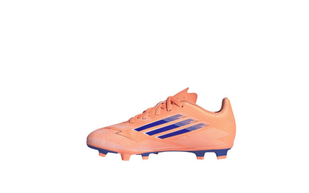 Adidas Kinder F50 Club Fußballschuh FG/MG neonorange blau 38