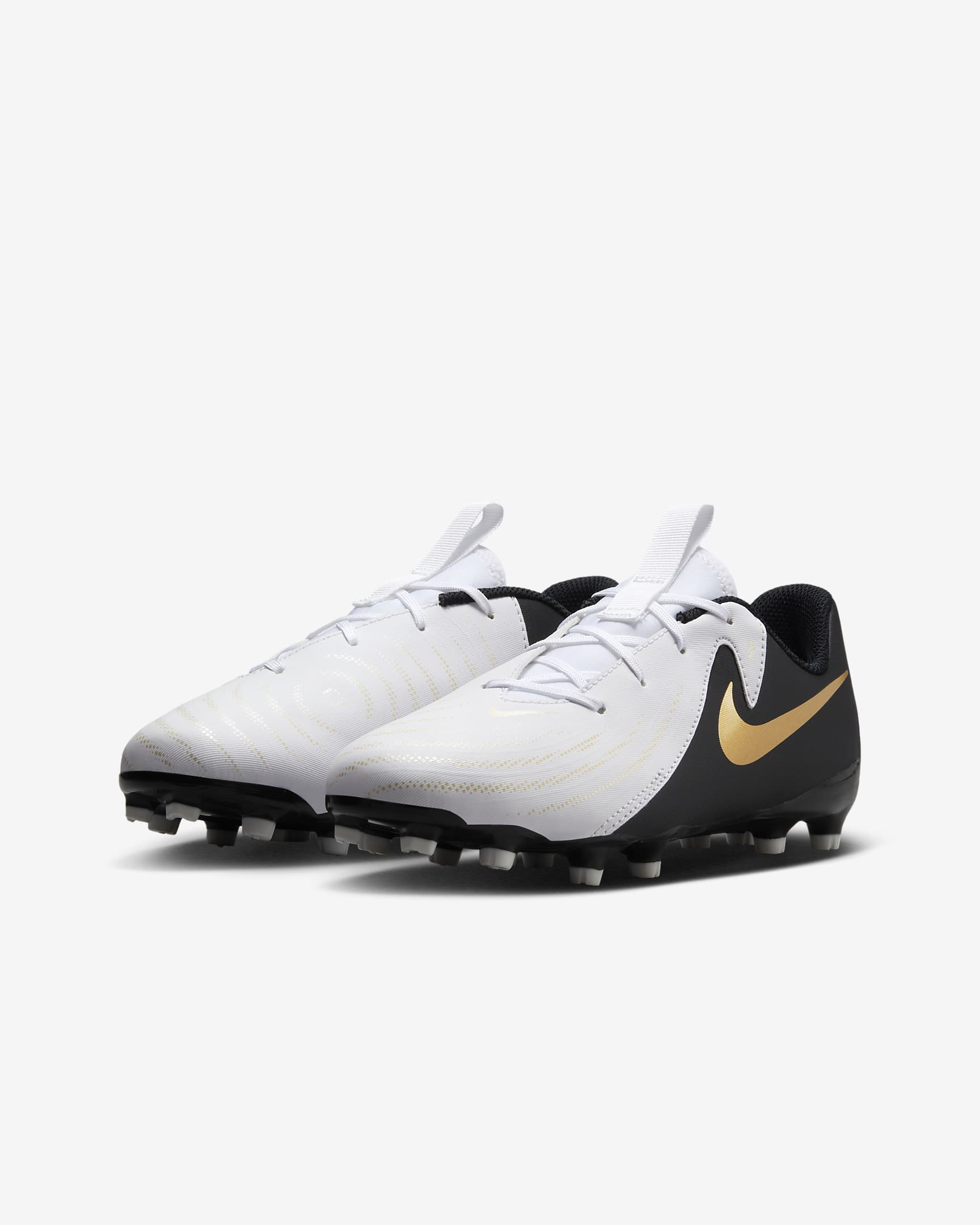 Nike Kinder Phantom GX II Academy Fußballschuh schwarz-weiß