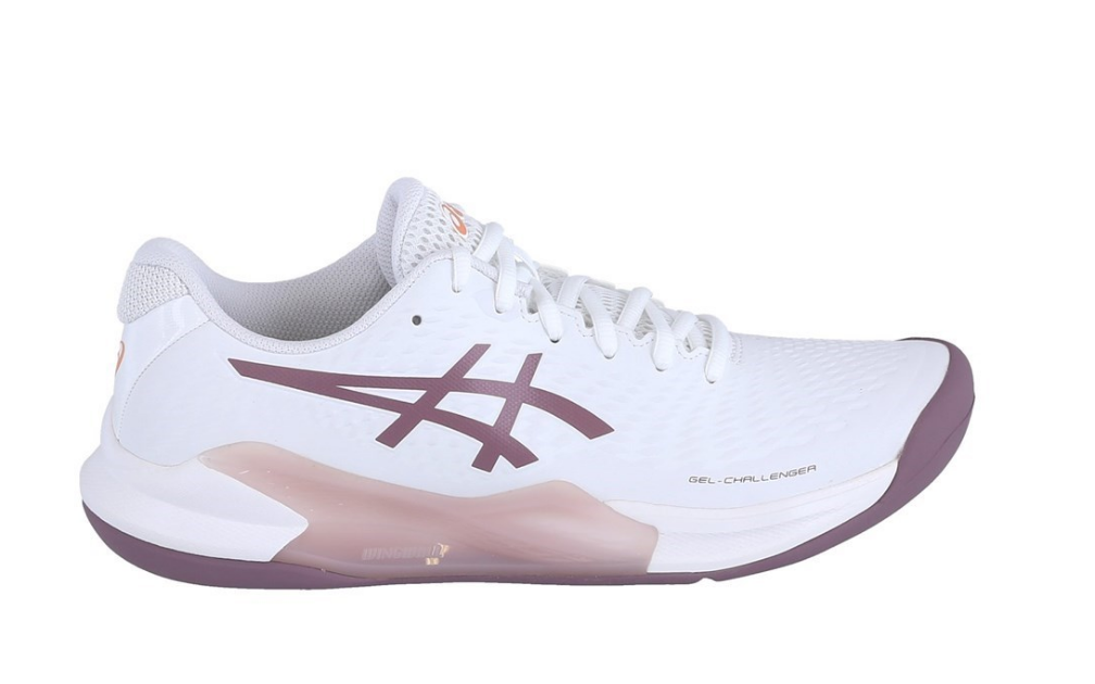 Asics Damen Gel- Challenger 14 Indoor Tennischuh weiß- lila