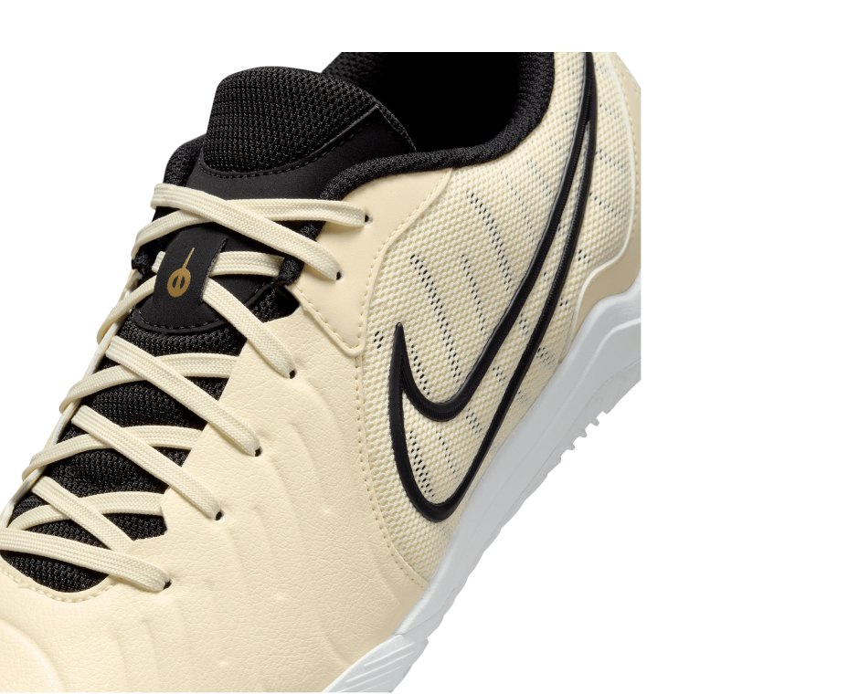 Nike Herren Tiempo Legend 10 Fußballschuh Hallenschuh beige-schwarz