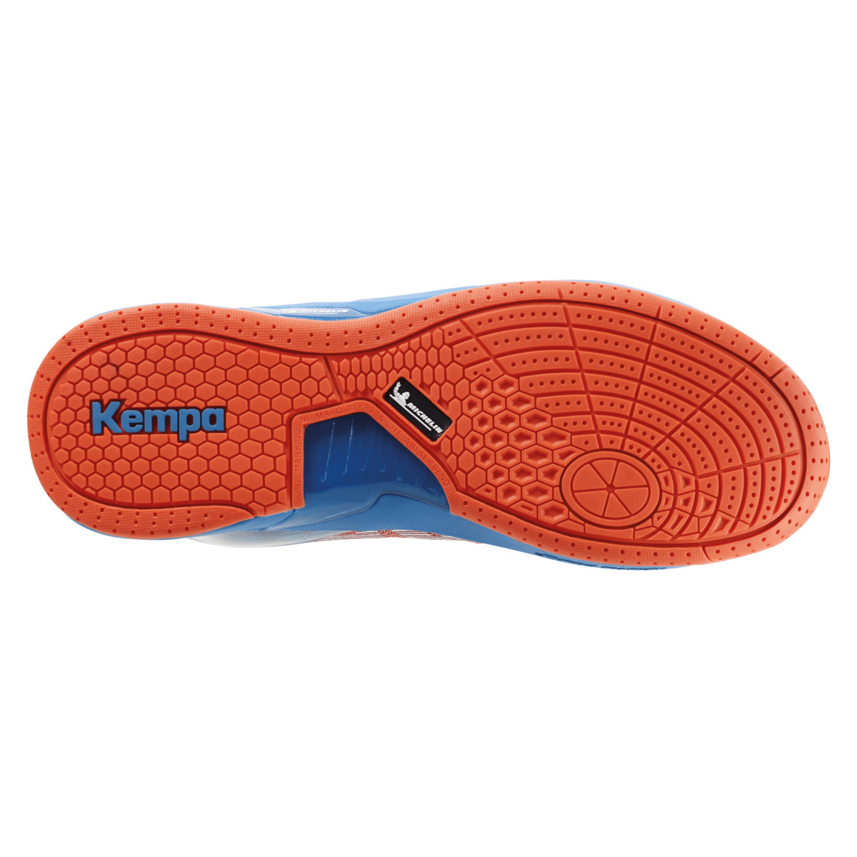 Kempa Herren Attack One 2.0 Handballschuh Indoorschuh blau-rot 44.5