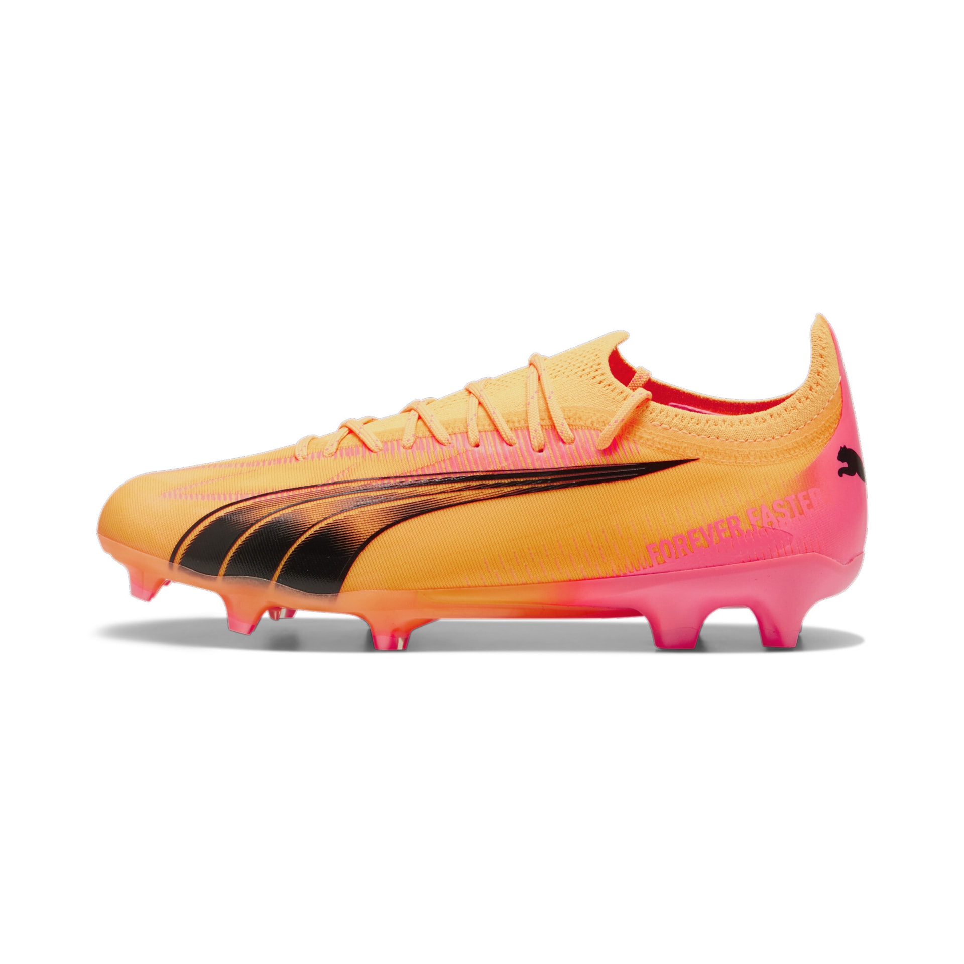 Puma Herren Ultra Ultimate FG/AG Fußballschuh gelb-schwarz-pink 46