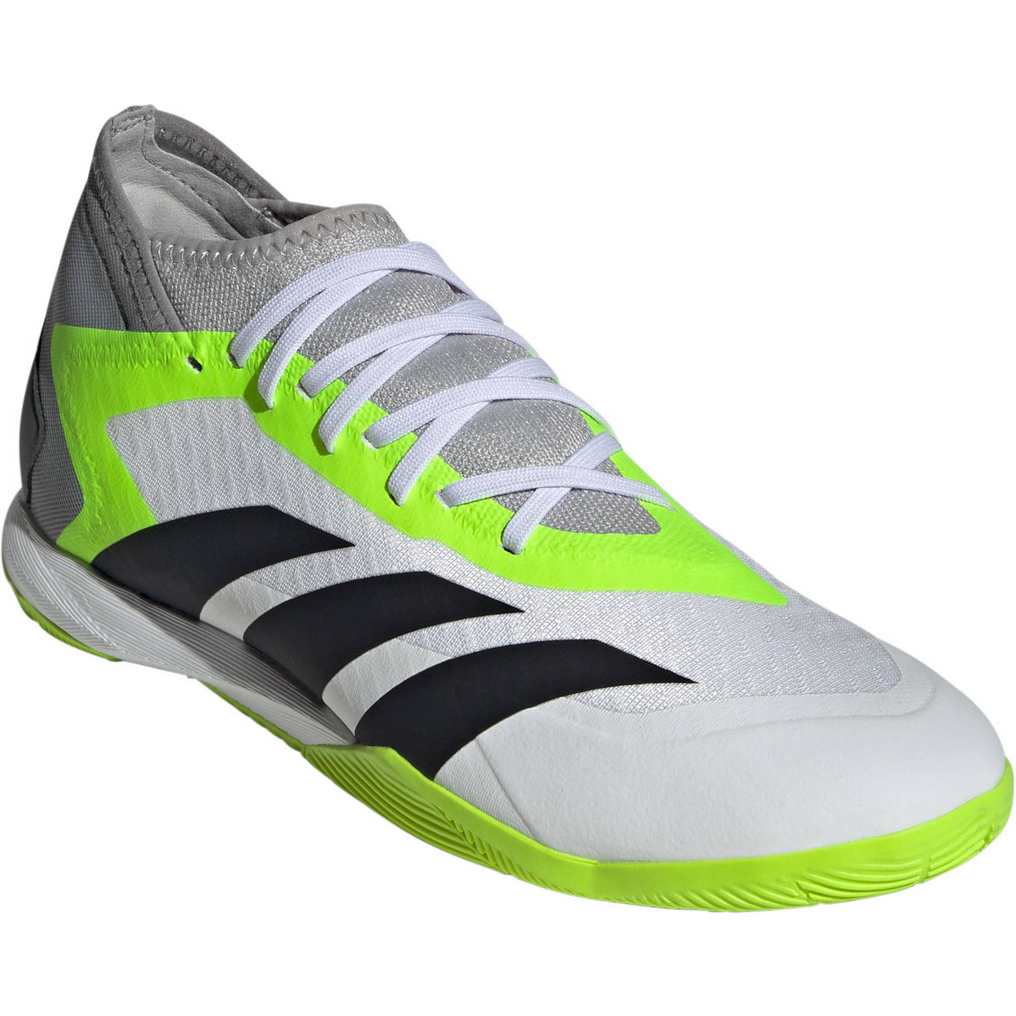 Adidas Herren Predator Accuracy 3 Fußballschuh Hallenschuh weiß-schwarz-grün