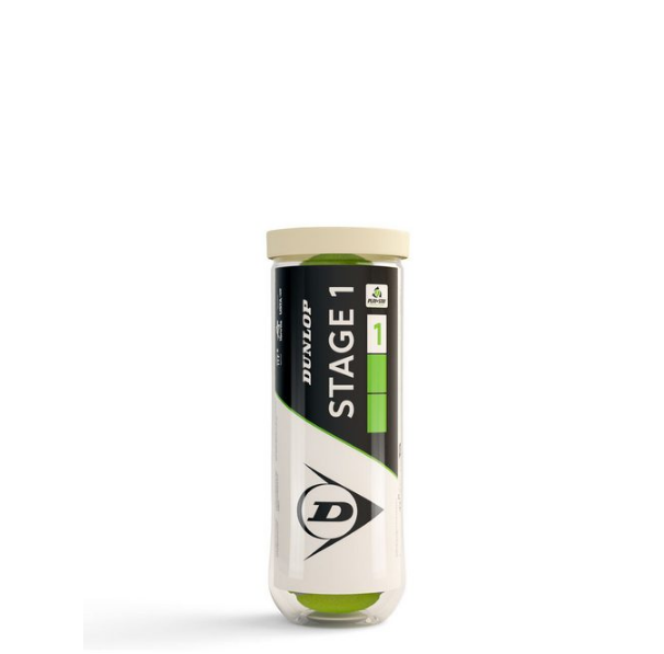 Dunlop Stage 1 Tennisbälle 3er Dose grün