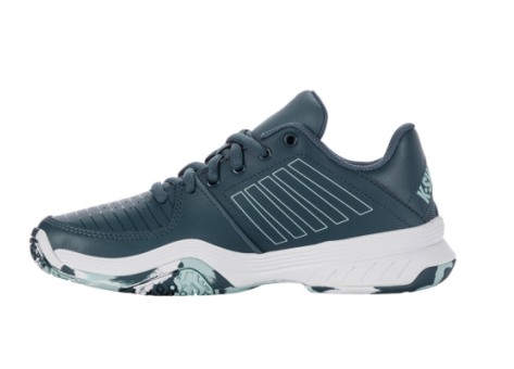 K-Swiss Kinder Court Express Omni Tennisschuh petrol-weiß