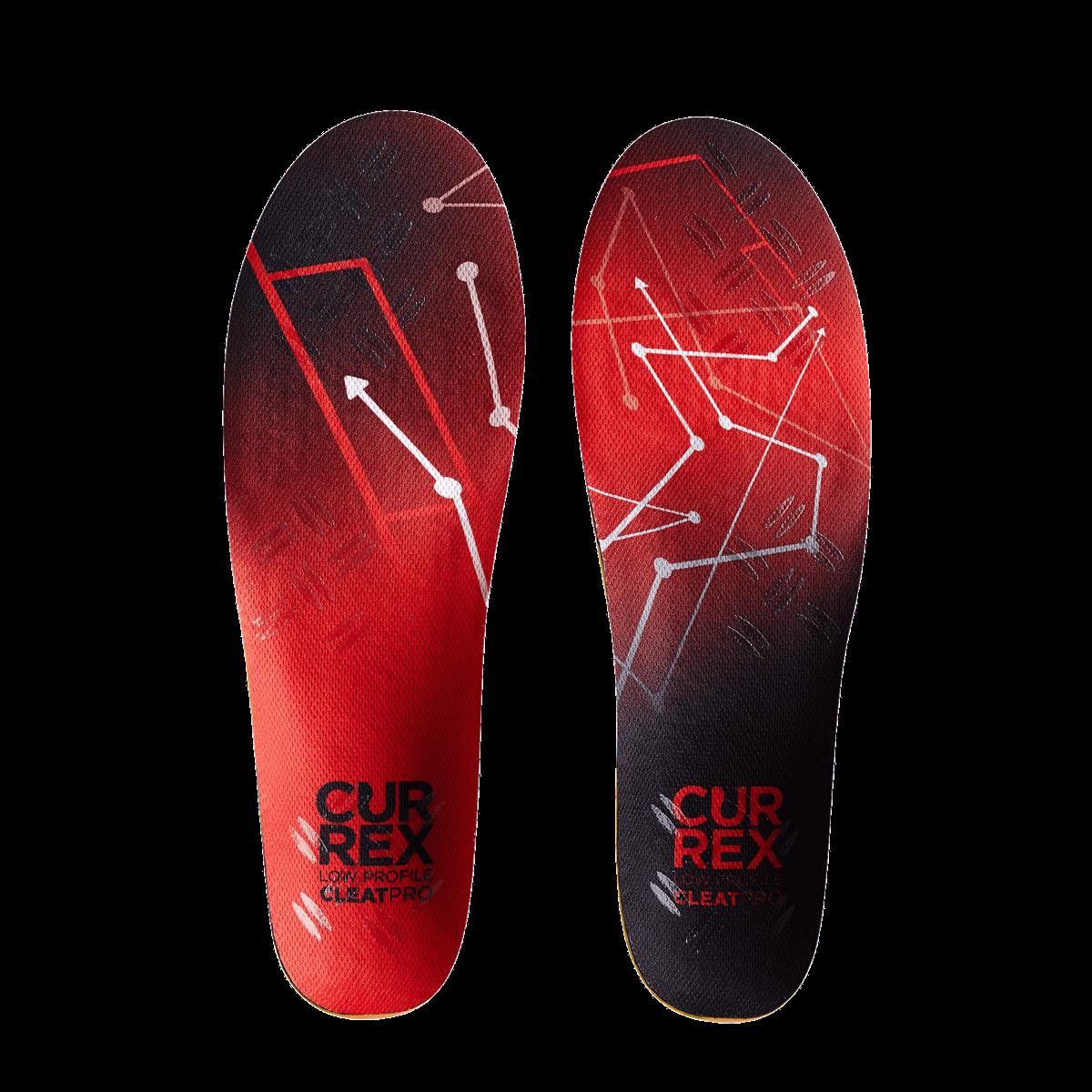 Currex Cleat Pro Fußball Einlegesohle low rot