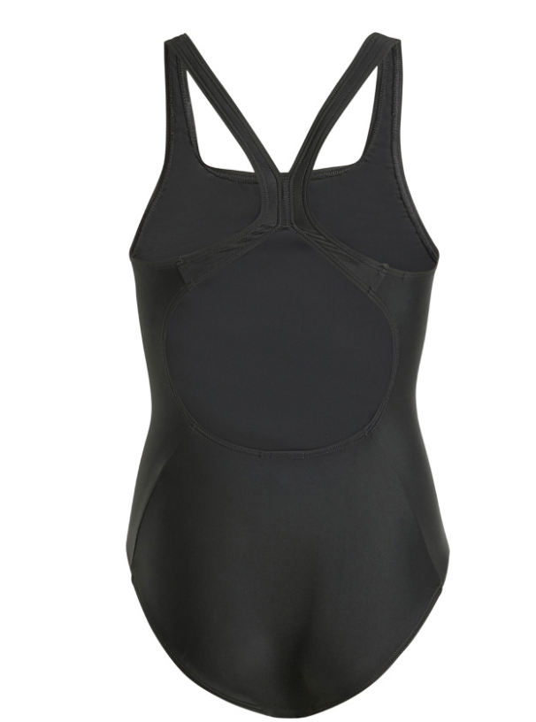 Adidas Kinder 3 Streifen Swimsuit Badeanzug schwarz weiß