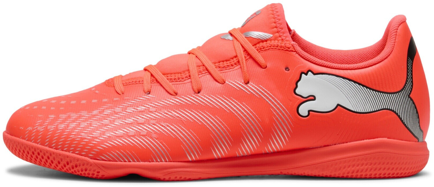 Puma Herren Future 9 Play IT Hallenfußballschuh rot-silber 40,5
