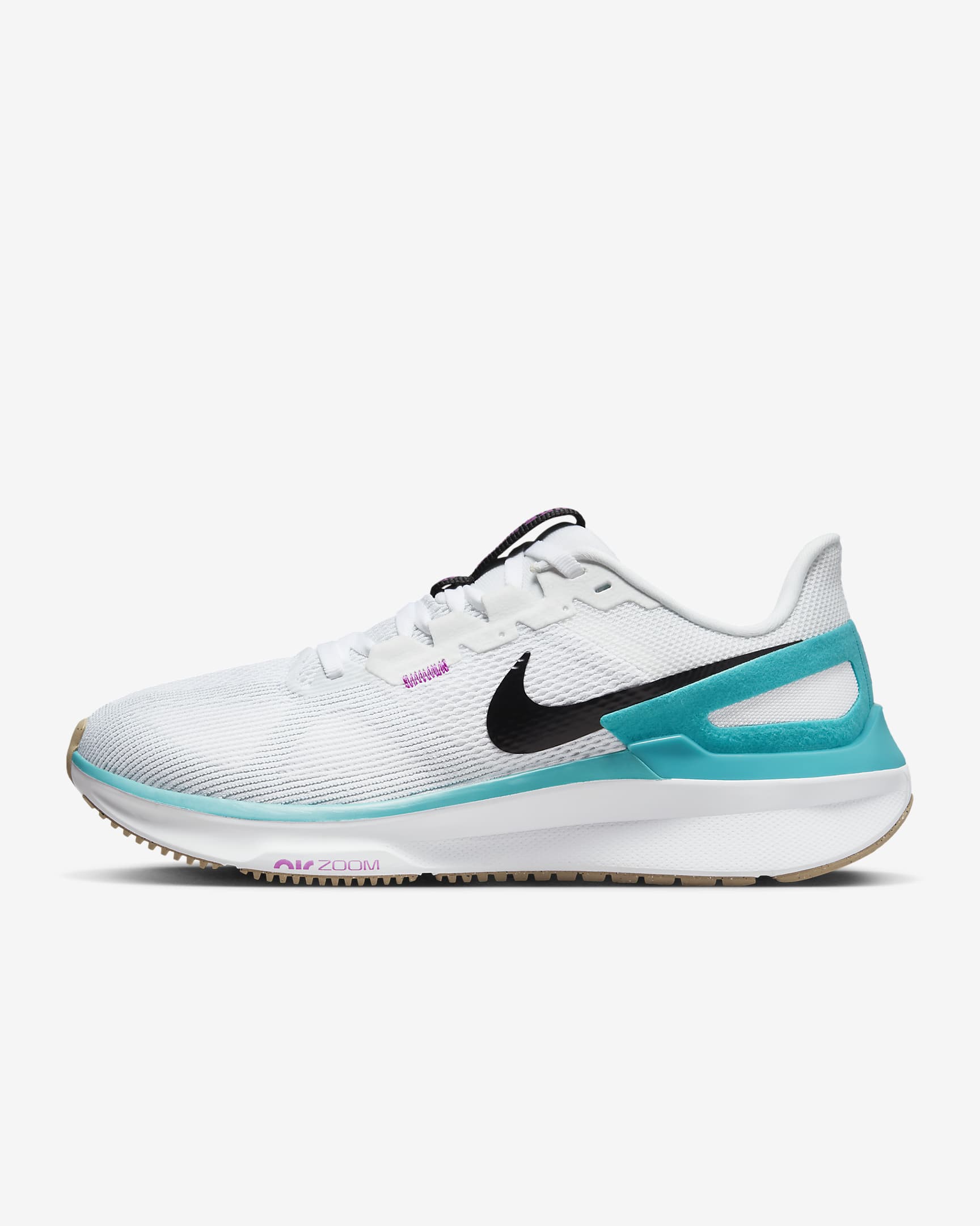 Nike Damen Air Zoom Structure 25 Laufschuh Sportschuh weiß-türkis
