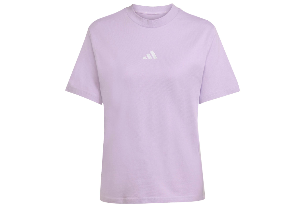 Adidas Damen 3 Streifen T- Shirt Freizeitshirt lila L