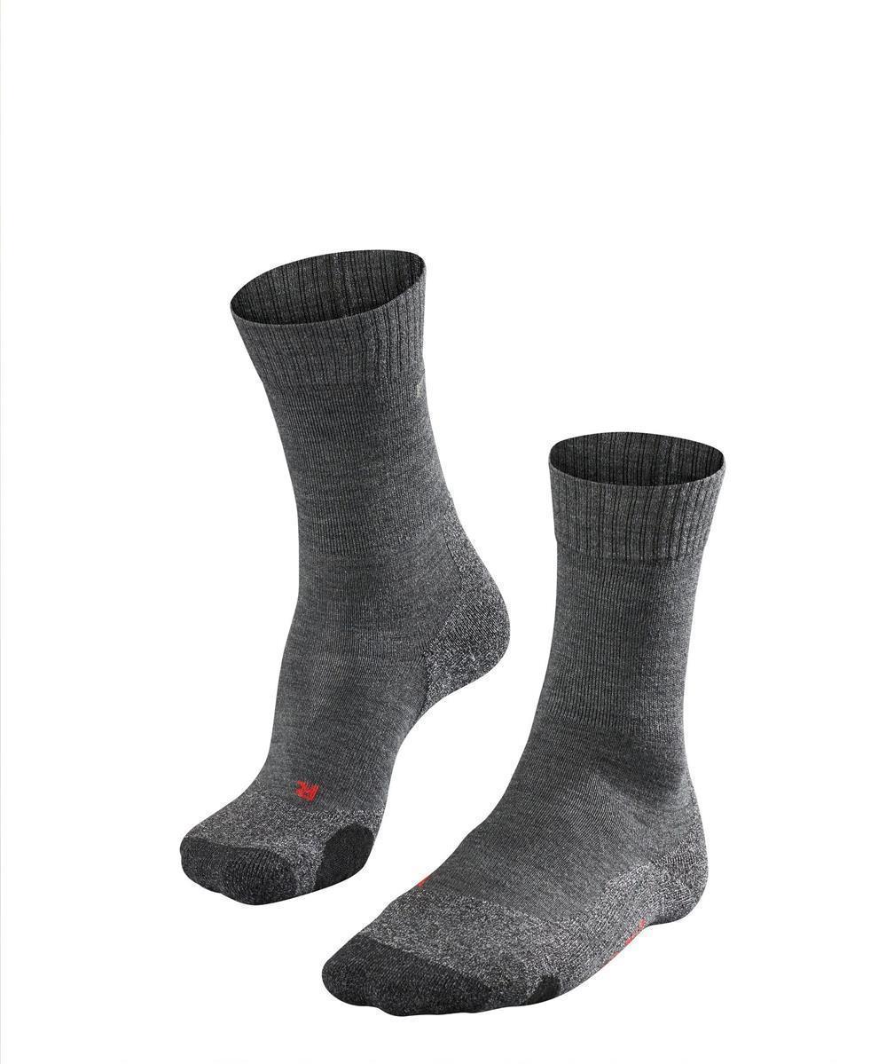 Falke Herren Wandersocken Trekkingsocken Strümpfe TK 2 asphalt melange 46-48