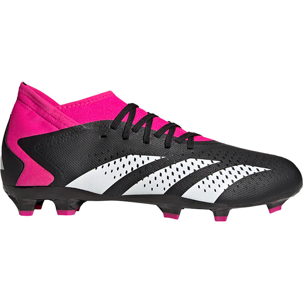 Adidas Herren Predator Accuracy 3 FG Fußballschuh schwarz-pink-weiß 46