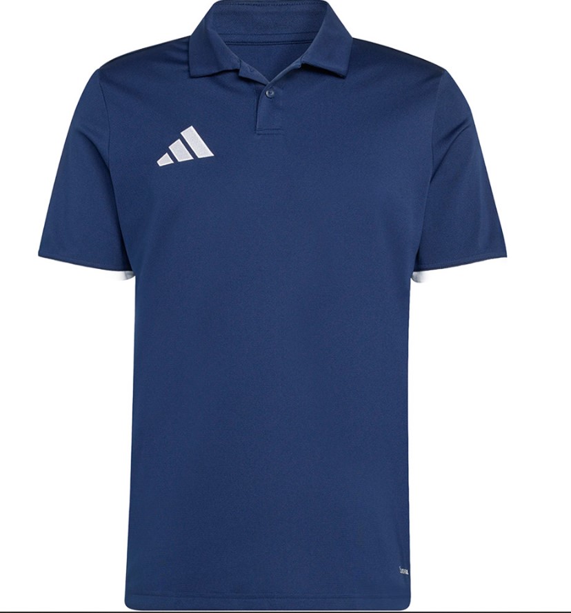 Adidas Herren Entrada 26 Poloshirt/ Trainingspolo blau-weiß 2XL