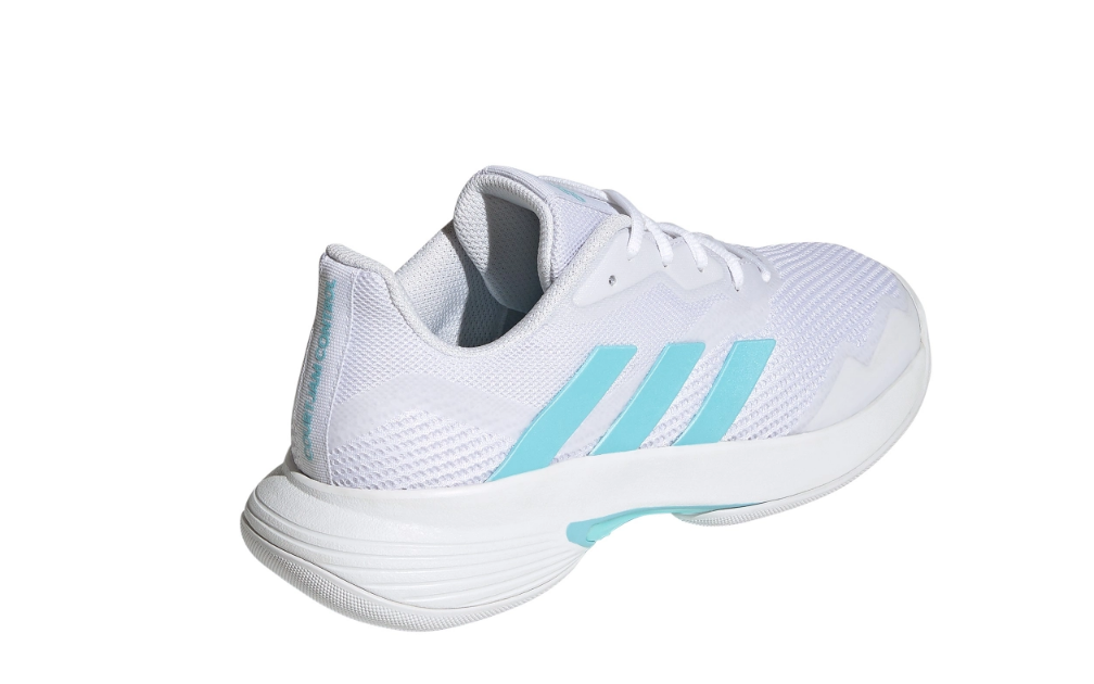 Adidas Damen CourtJam Control Carpet Tennisschuh Teppich weiß türkis