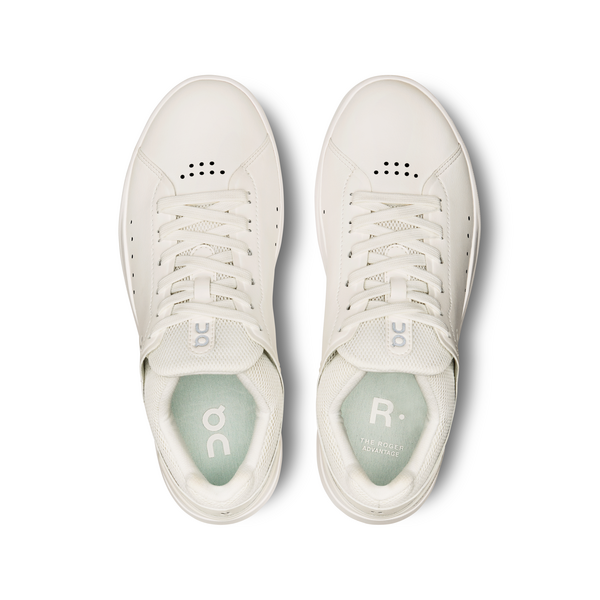 ON Damen THE ROGER Advantage 2 Sneaker Freizeitschuh weiß