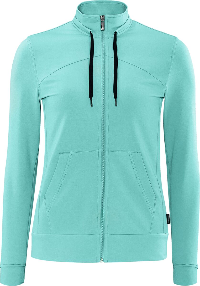schneider sportswear Damen DIADRAW Sportjacke Fitnessjacke grün/türkis 50