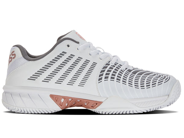 K-Swiss Damen Express Light 3 HB Sandplatz Tennisschuh grau-rosa 42