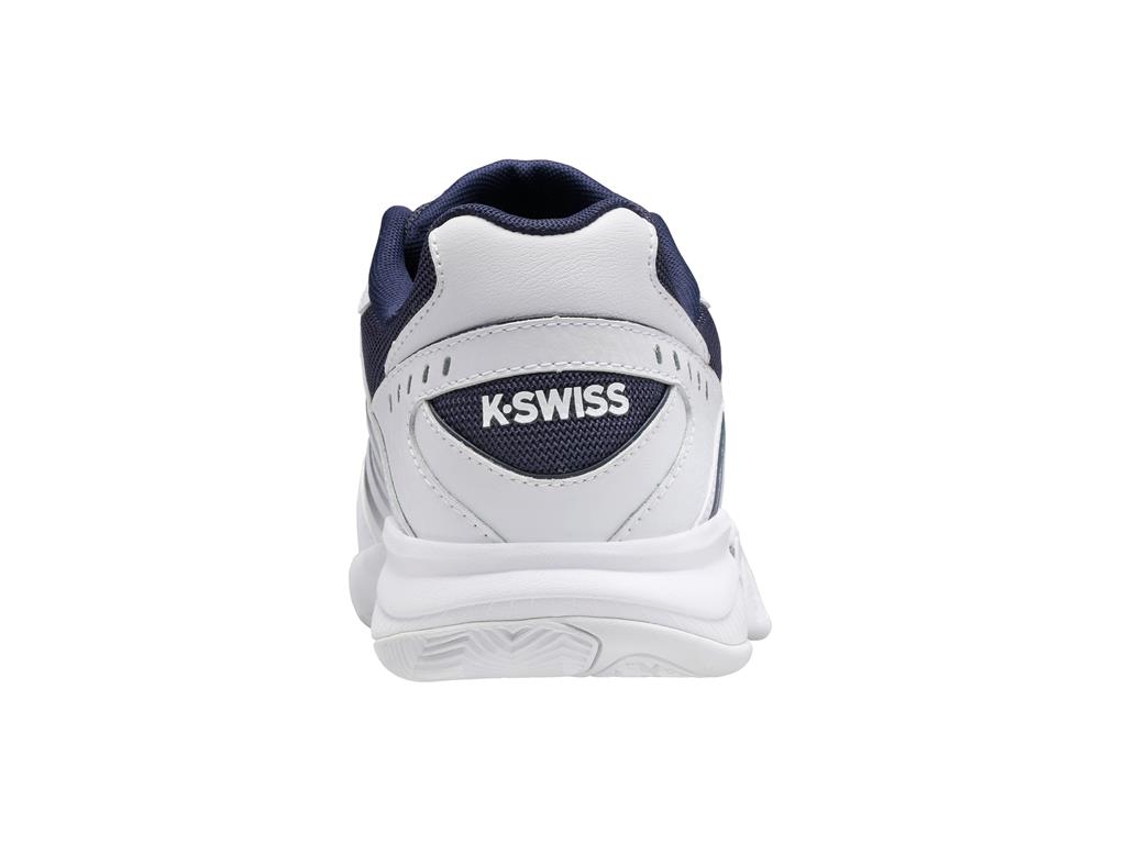 K-Swiss Herren Receiver V Tennissschuh weiß-dunkelblau-silber 39.5