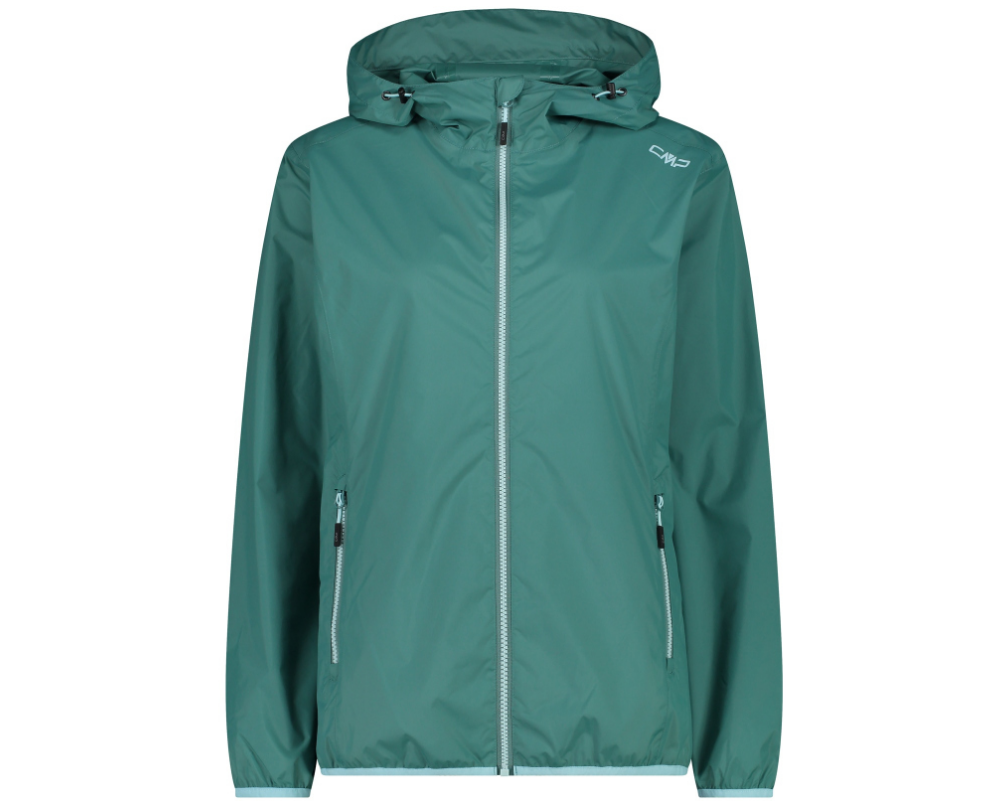 Campangnolo Damen Jacket Rain Fix Hood Jacke Regenjacke petrol 36