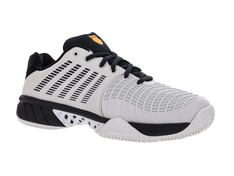 K-Swiss Herren Express Light 3 HB Sandplatz Tennisschuh grau-schwarz-orange 47