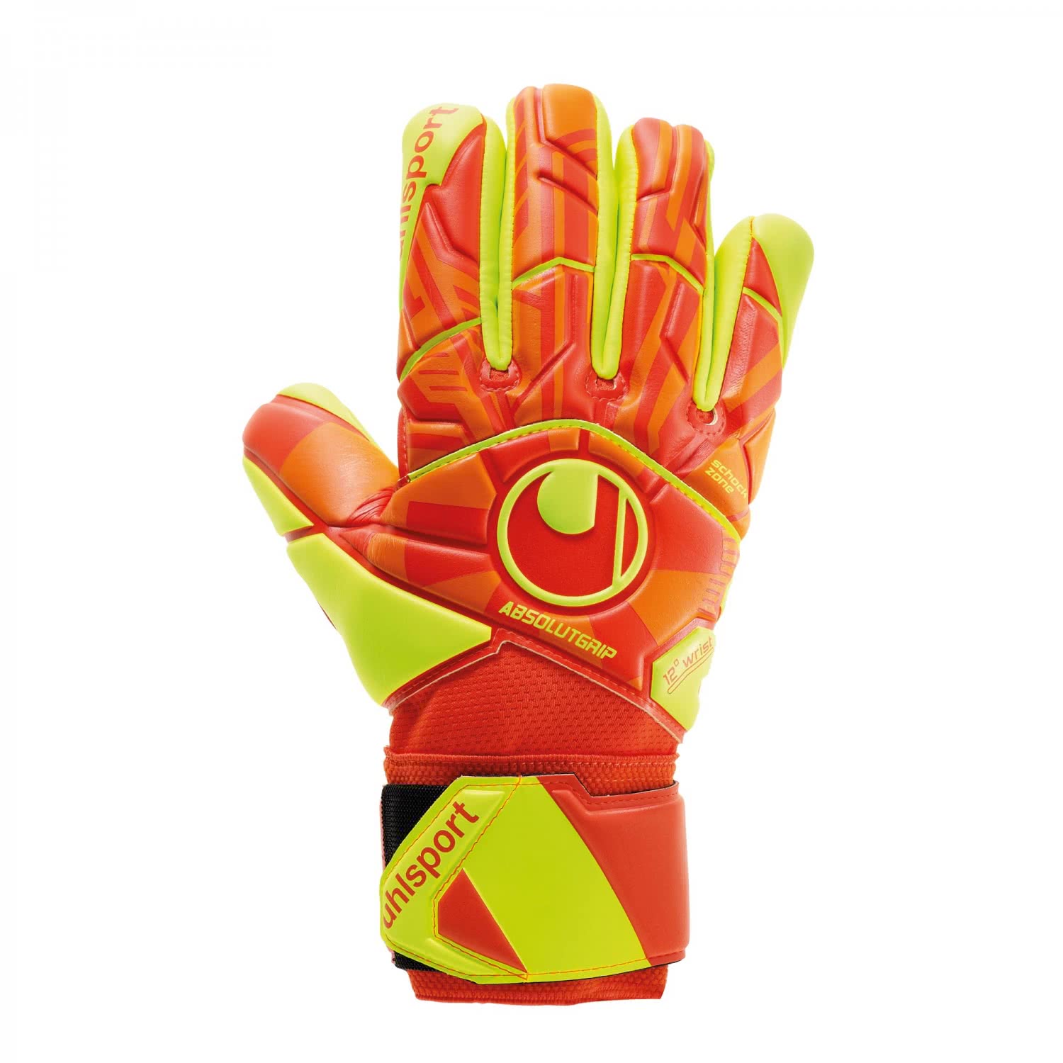 Uhlsport Impulse AbsolutGrip HN Torwarthandschuhe orange-gelb 9