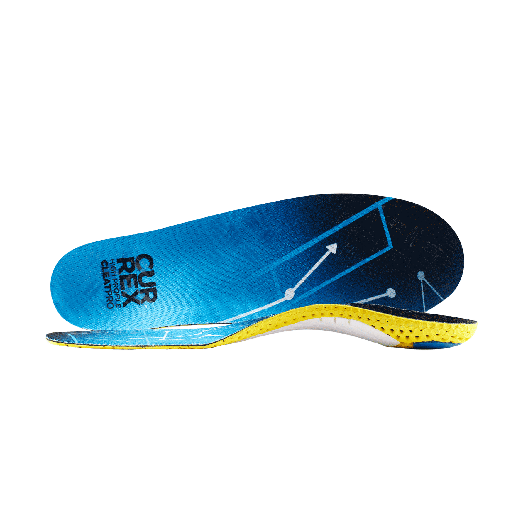 Currex Cleat Pro Fußball Einlegesohle high blau