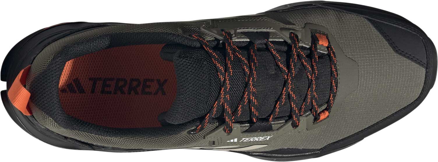 Adidas Herren Terrex AX4 Goretex Outdoorschuh Wanderschuh grün schwarz orange 46 2/3