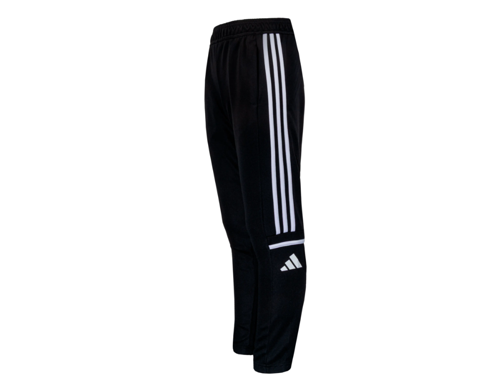 Adidas Kinder SQ25 Hose Trainingshose schwarz weiß 140
