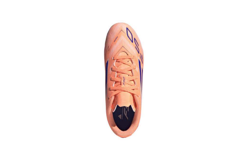Adidas Kinder F50 Club Fußballschuh FG/MG neonorange blau 38