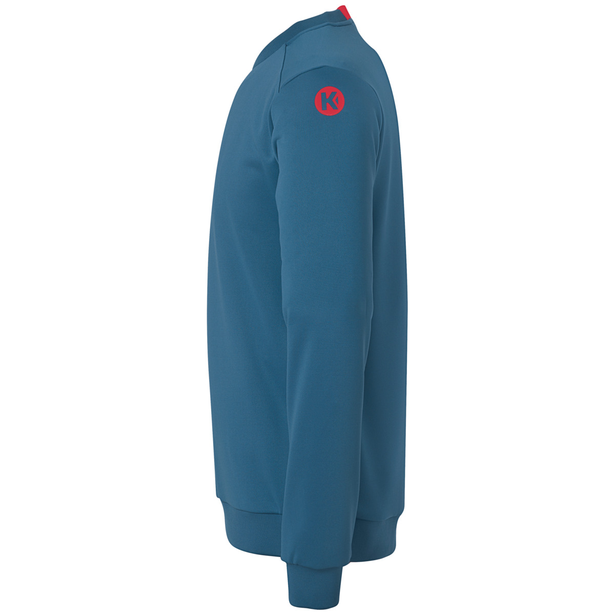 Kempa Herren Player Trainings Top Sweatshirt ice grau-fluo rot XXL